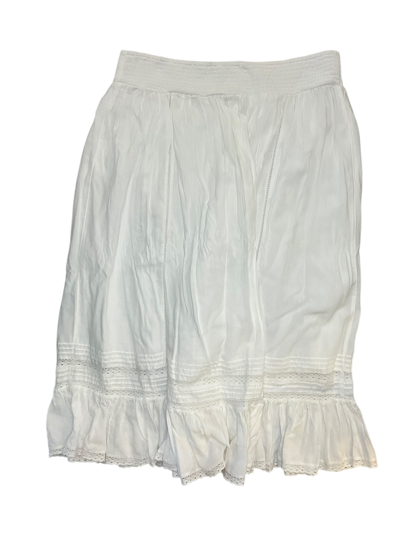 Skirt Midi By American Eagle In White, Size:Xl