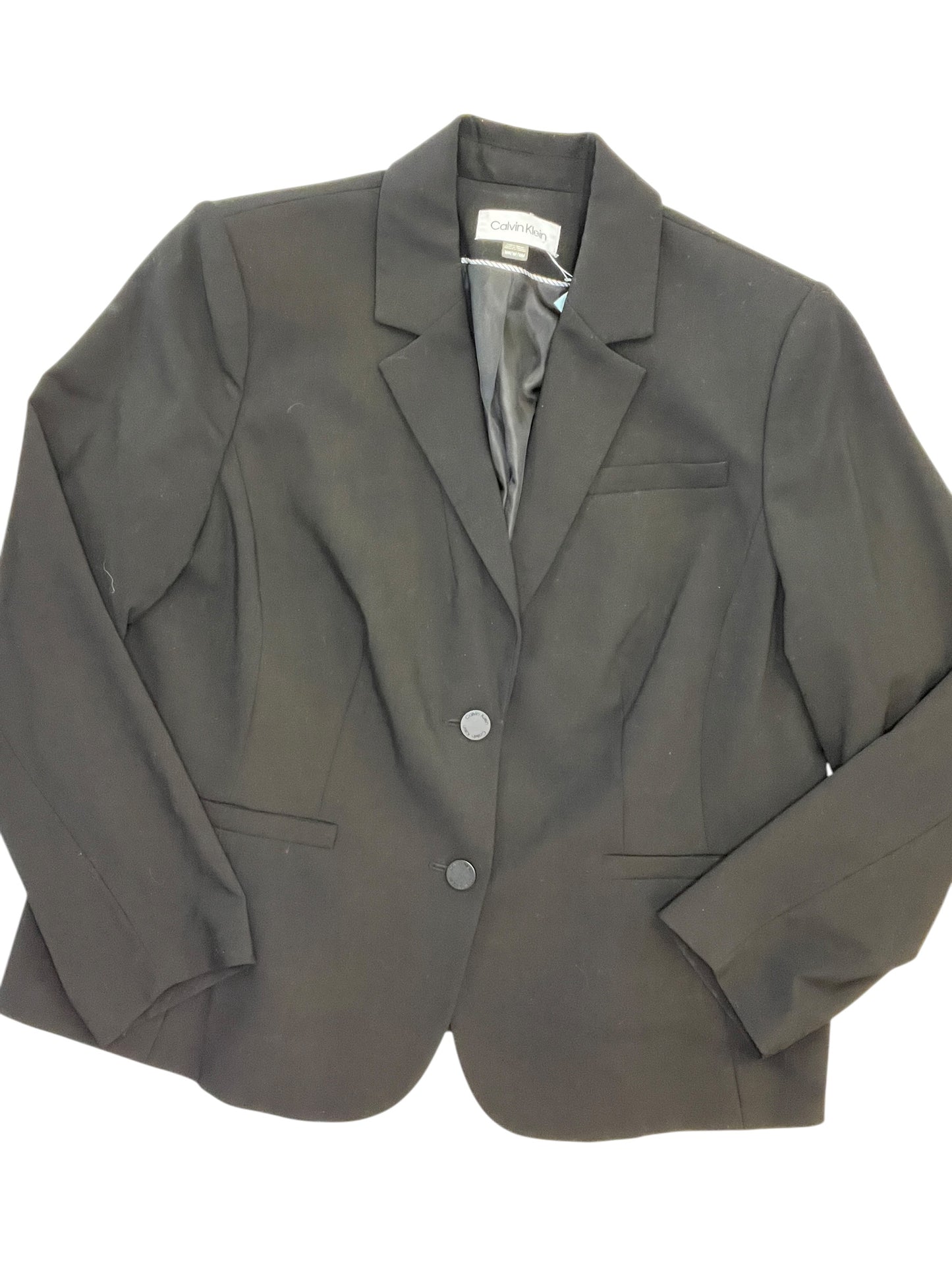 Blazer By Calvin Klein In Black, Size:Xl