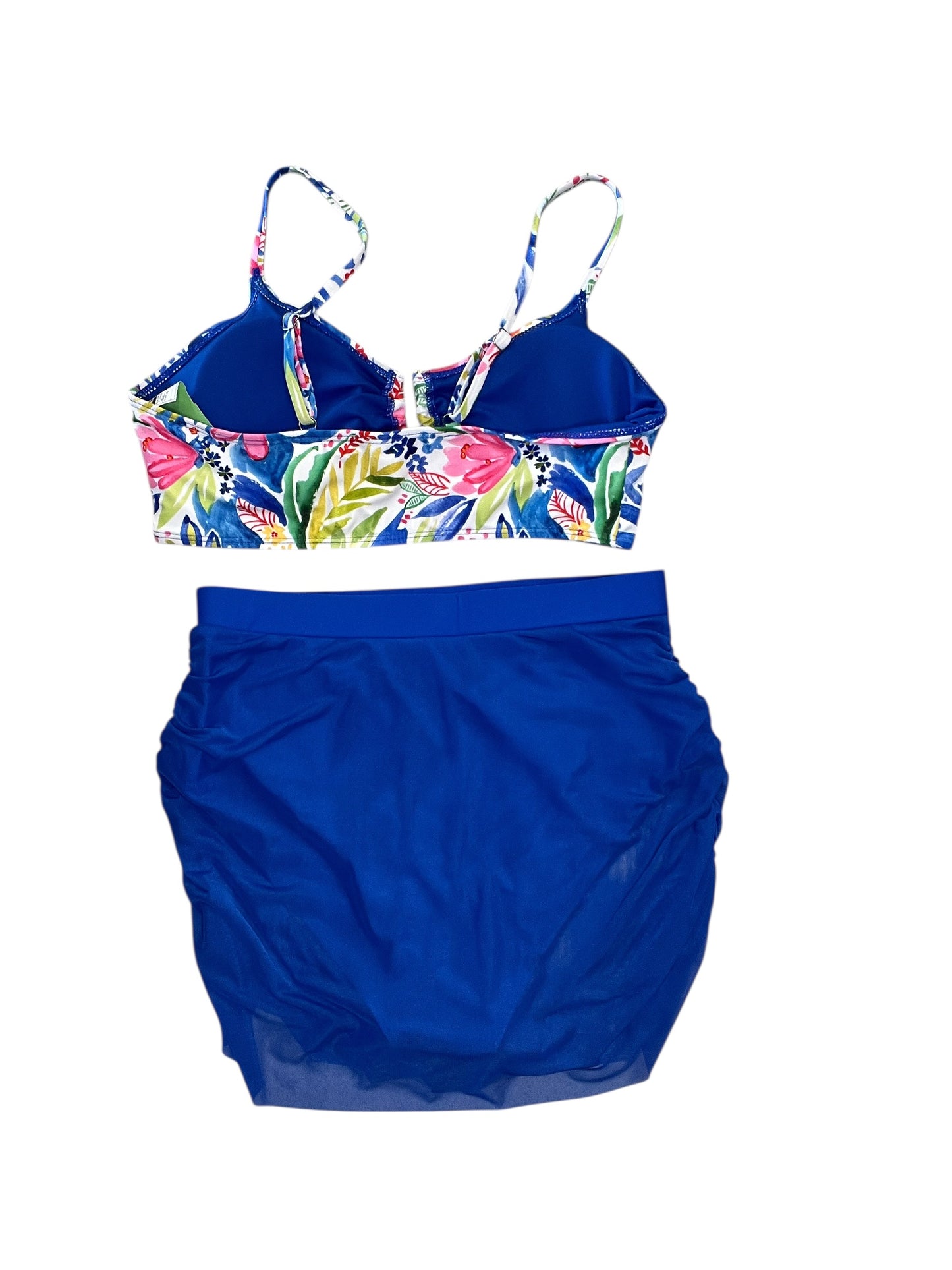 Swimsuit 2Pc By Clothes Mentor In Floral Print, Size:M