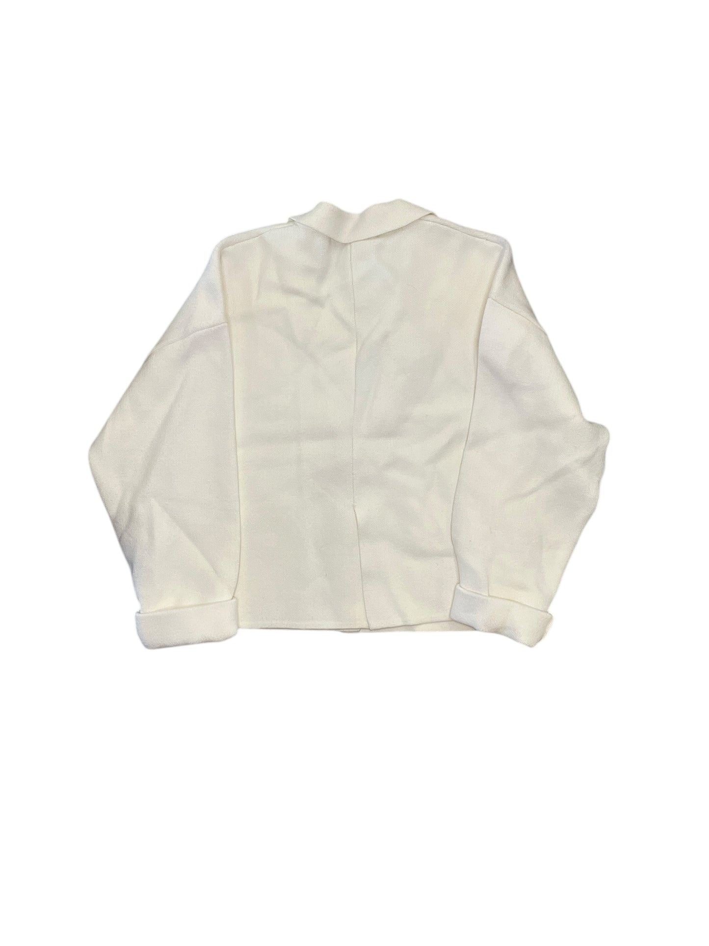 Blazer By Zara In Ivory, Size:M