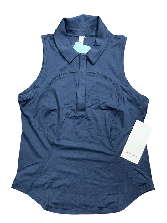 Athletic Tank Top By Lululemon In Navy, Size:M