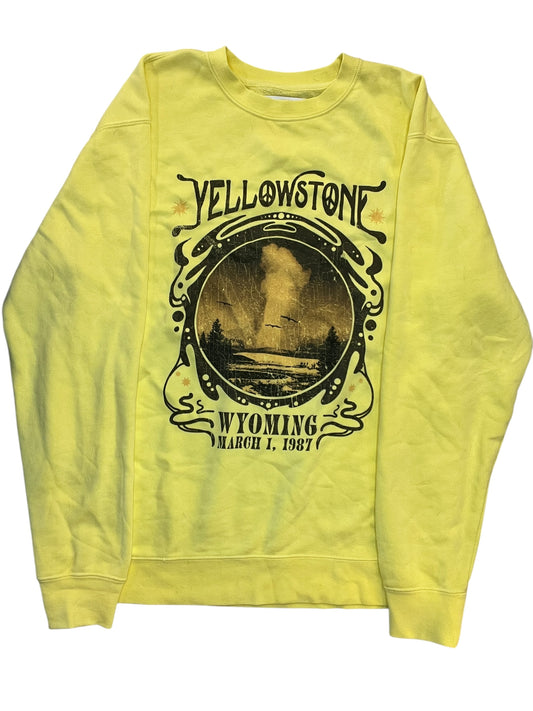 Top Ls By Girl Dangerous In Yellow, Size:Xl
