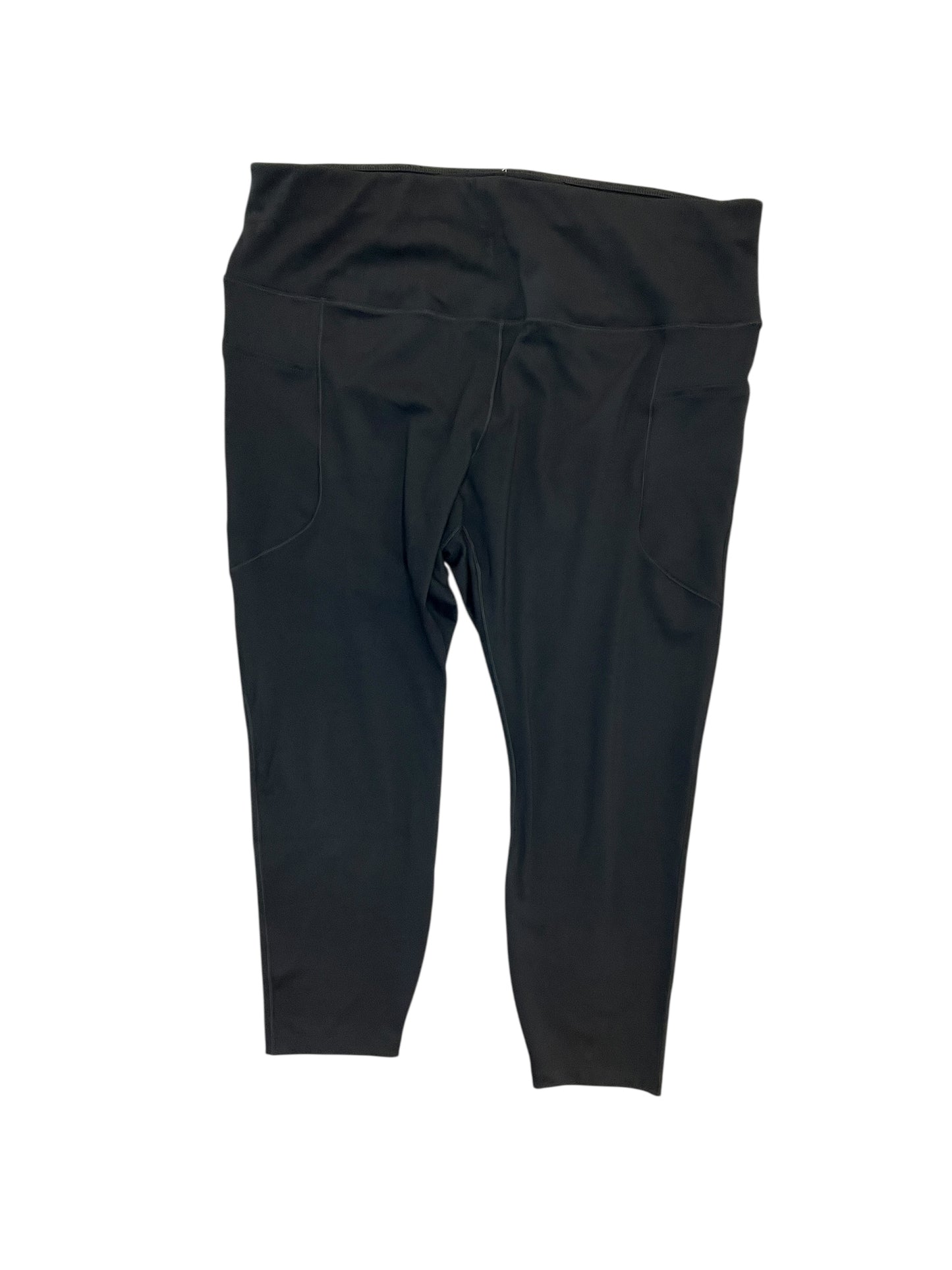 Athletic Leggings Capris By Nike Apparel In Black, Size:3X