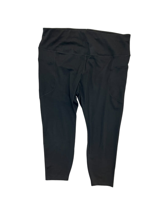 Athletic Leggings Capris By Nike Apparel In Black, Size:3X