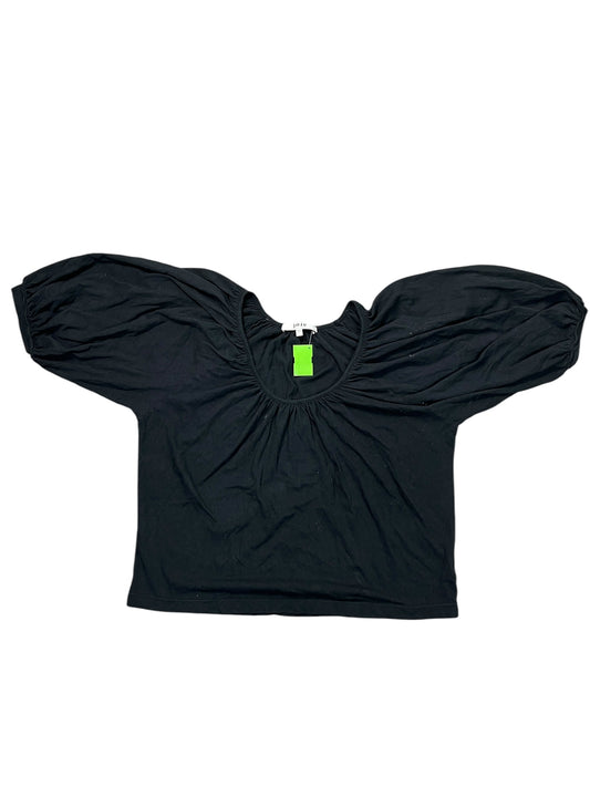 Top 3/4 Sleeve By Joie In Black, Size:L