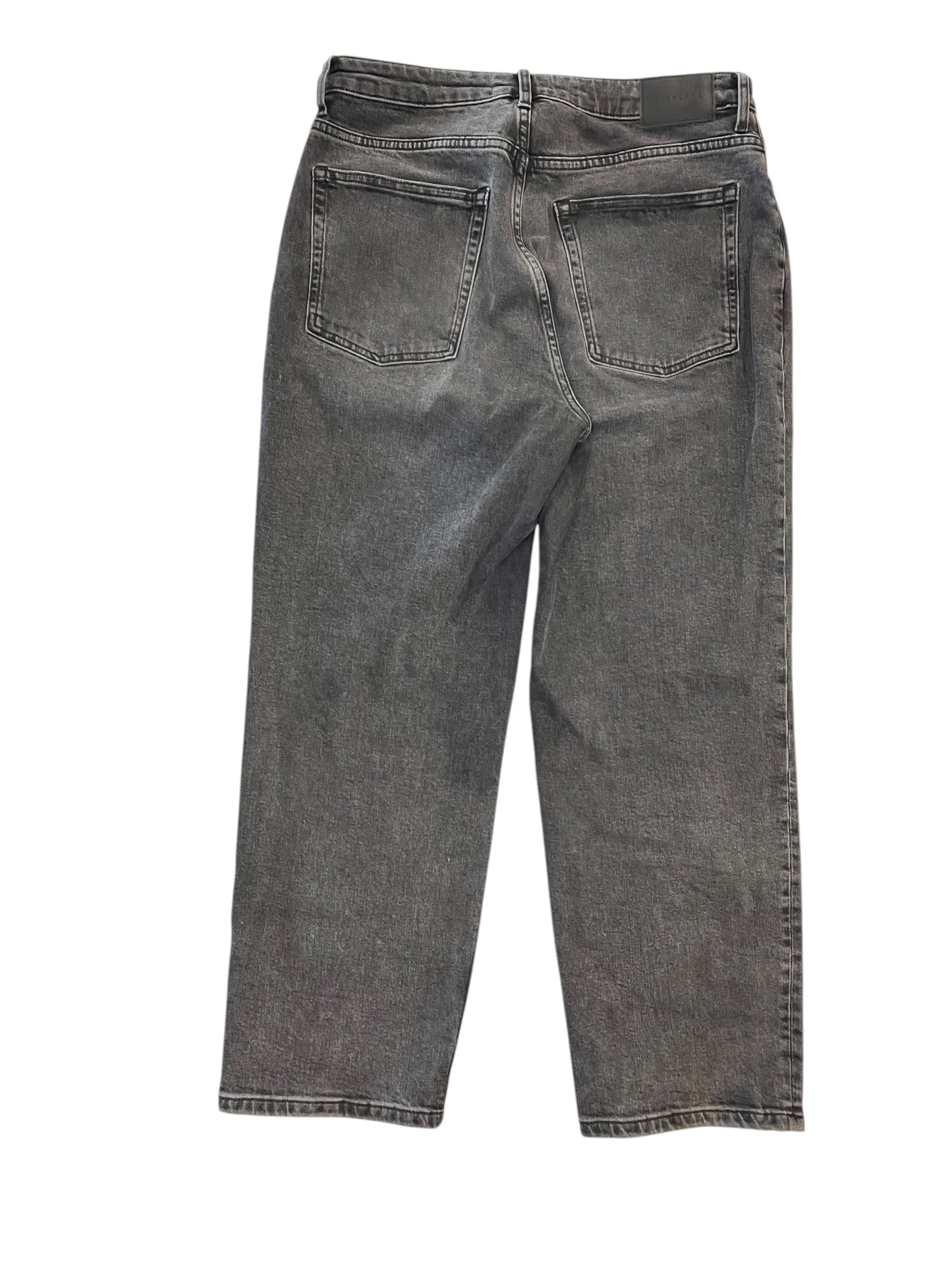 Jeans Straight By Everlane In Black Denim, Size:14