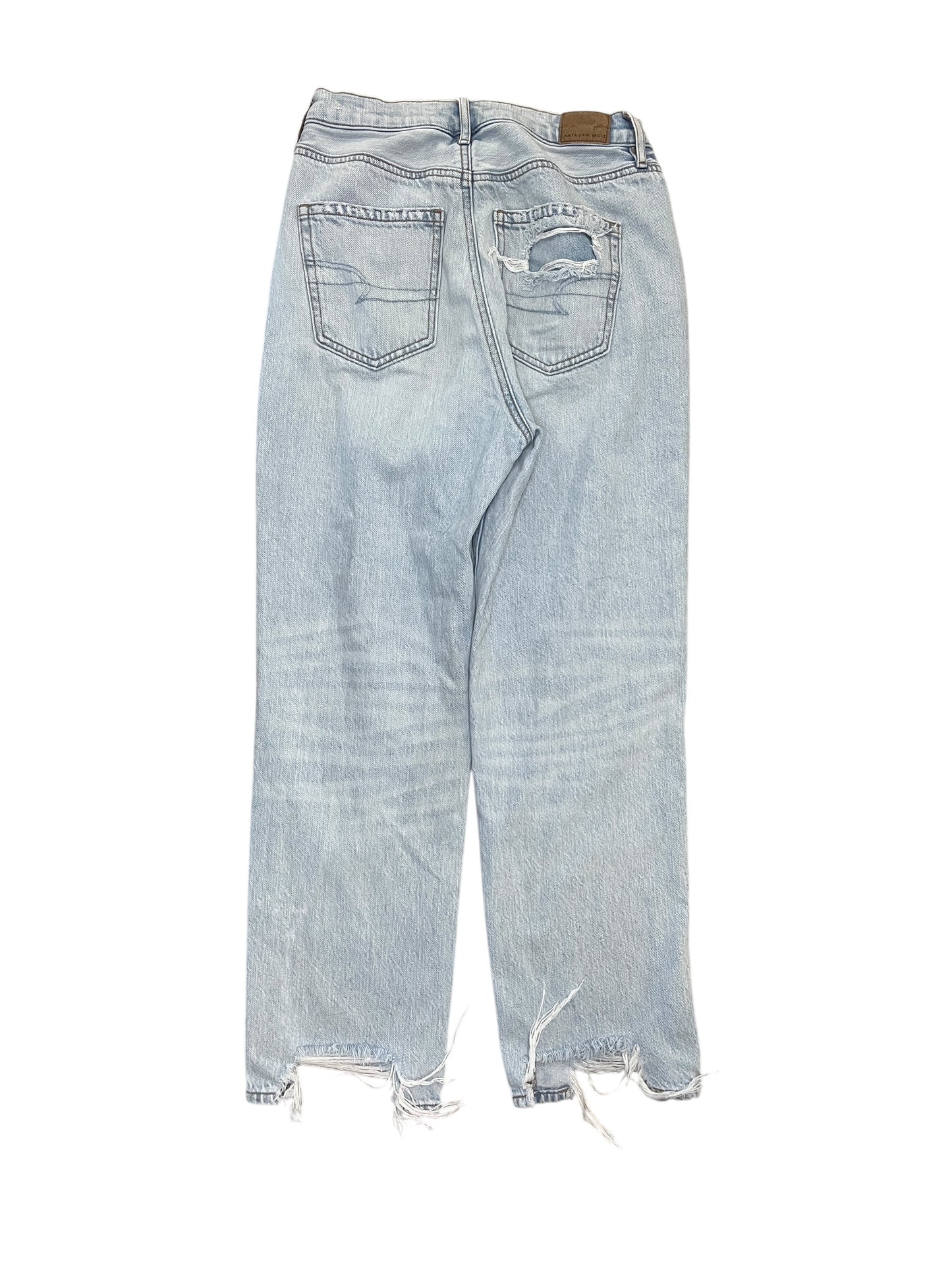 Jeans Boyfriend By American Eagle In Blue Denim, Size:4