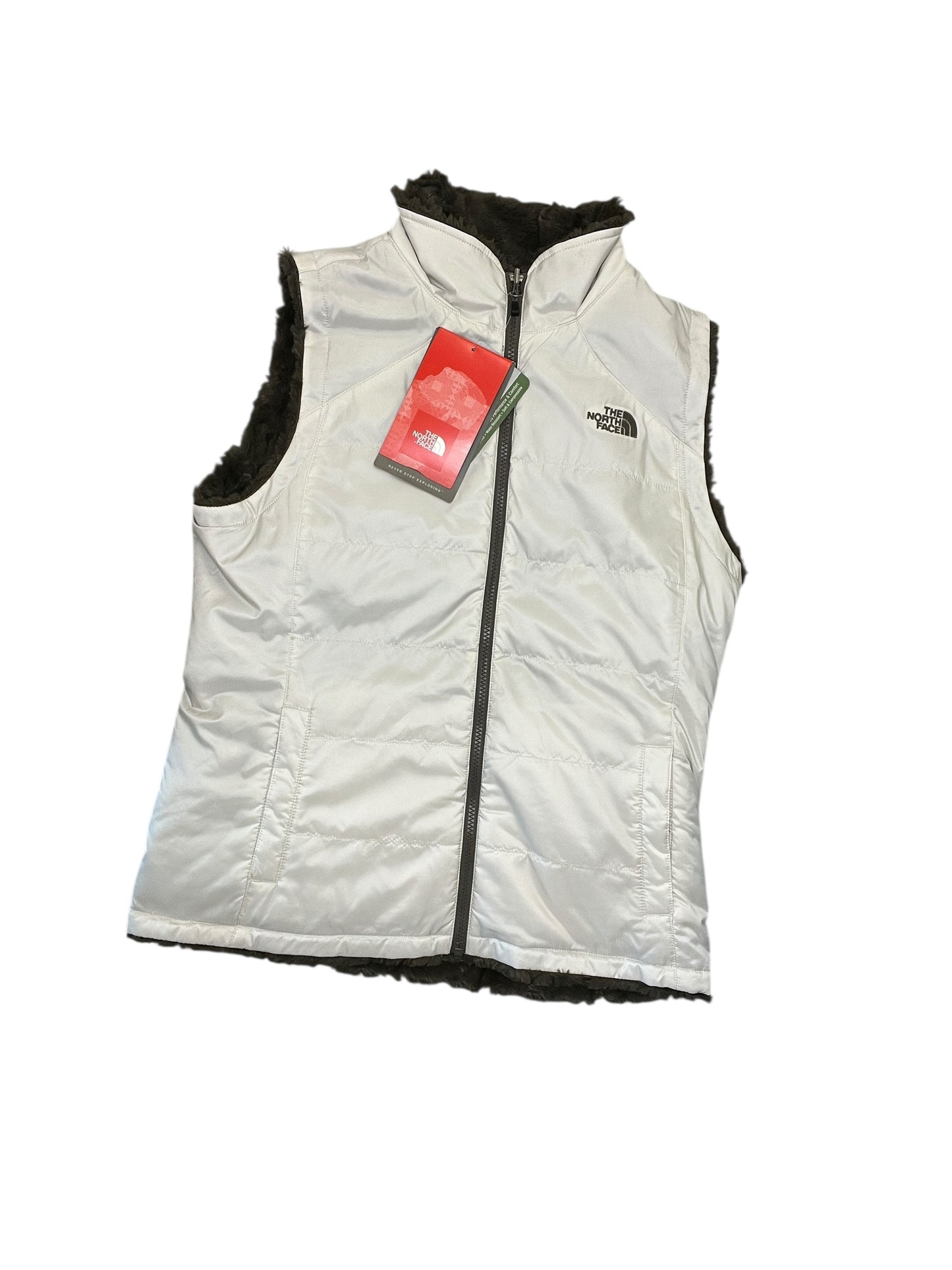 Vest Faux Fur & Sherpa By The North Face In Cream, Size:M