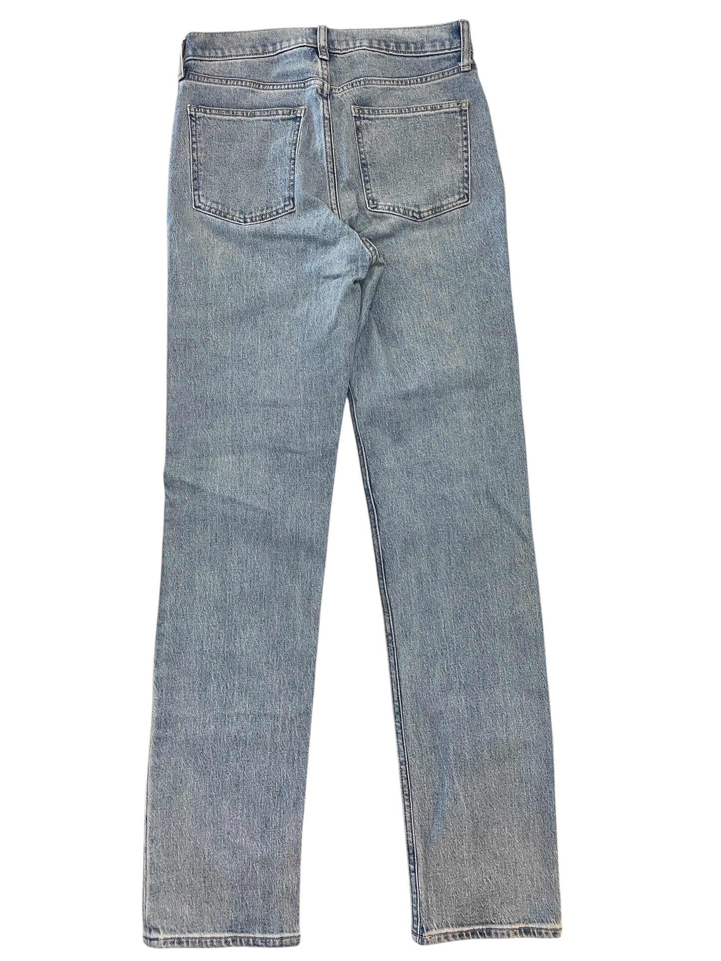 Jeans Straight By Gap In Blue Denim, Size:8