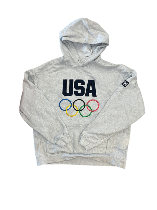 Sweatshirt Hoodie By Cma In Grey, Size:L