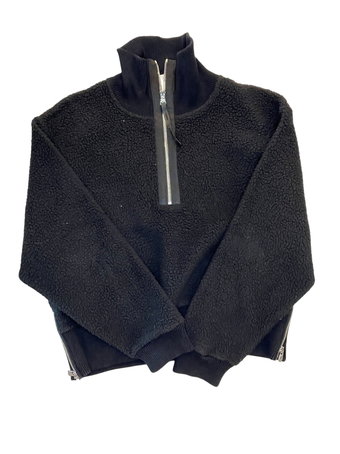 Sweatshirt Collar By Varley In Black, Size:M