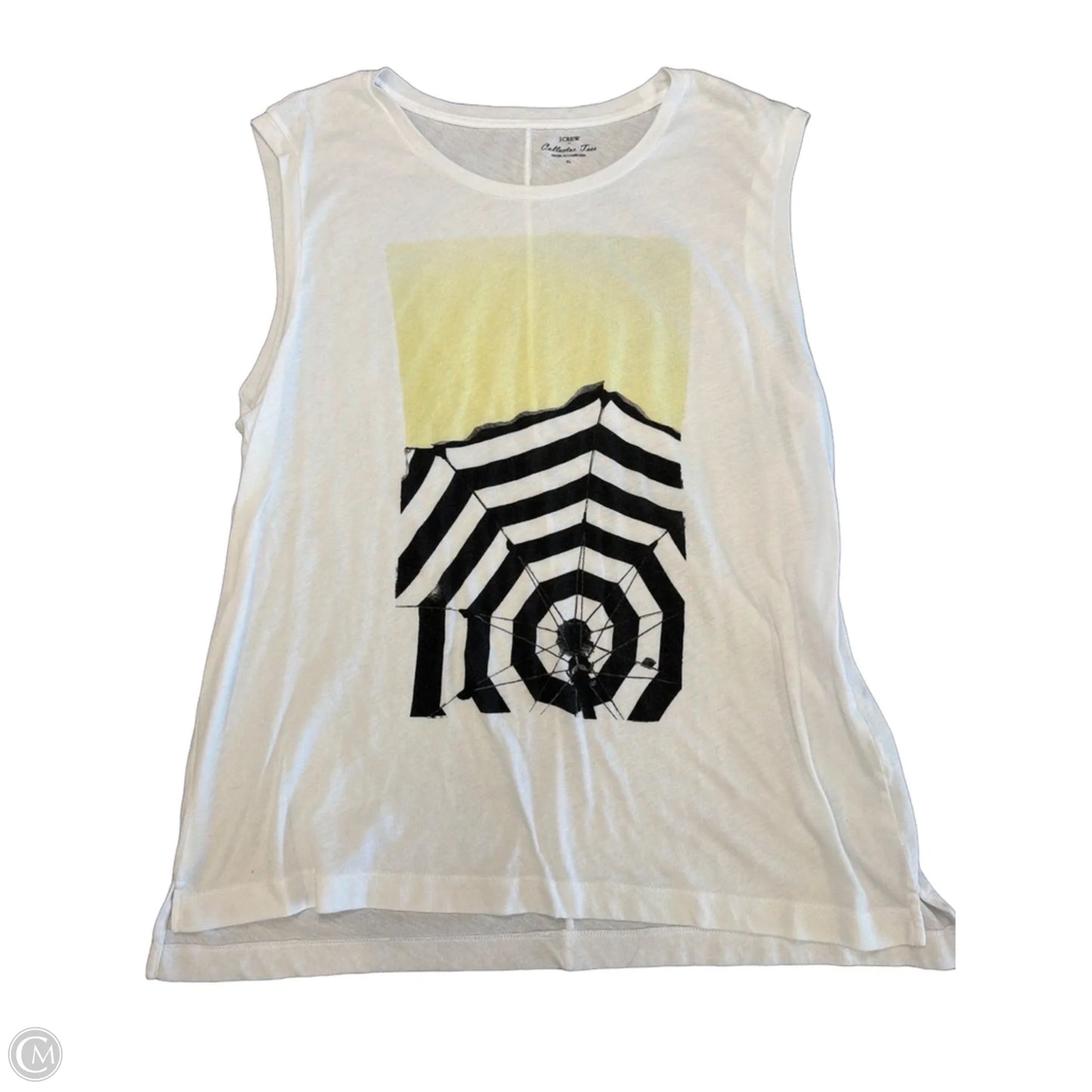 Tank Top By J. Crew In White, Size: Xl