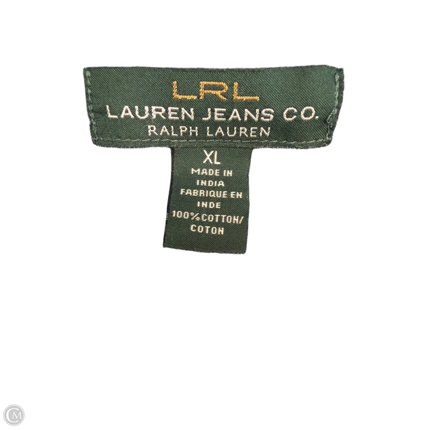 Top Long Sleeve By Ralph Lauren Co In Blue, Size: Xl