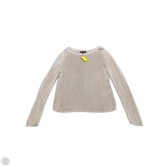 Top Long Sleeve By Banana Republic In Tan, Size: M