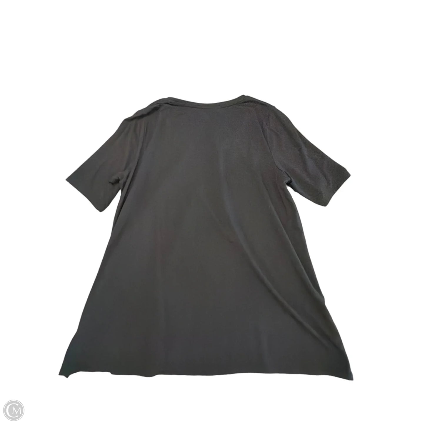 Top Short Sleeve Basic By Chicos In Black, Size: L