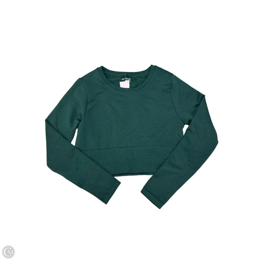 Athletic Top Long Sleeve Crewneck By Offline In Green, Size: M