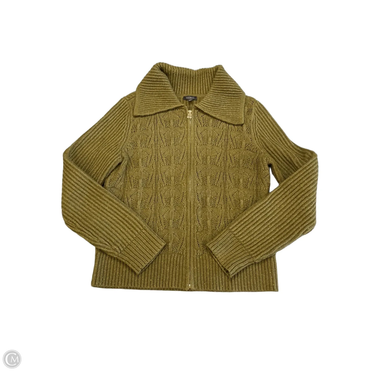 Sweater By Talbots In Green, Size: S