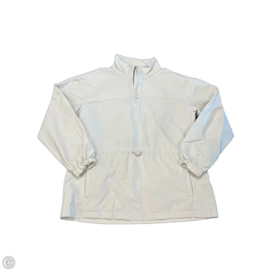Jacket Windbreaker By Te Verde In Tan, Size: S