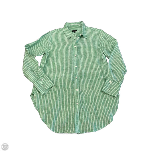Top Long Sleeve By Talbots In Green, Size: S