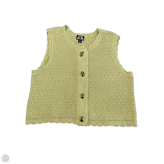Vest Sweater By Future Collective In Green, Size: Xl