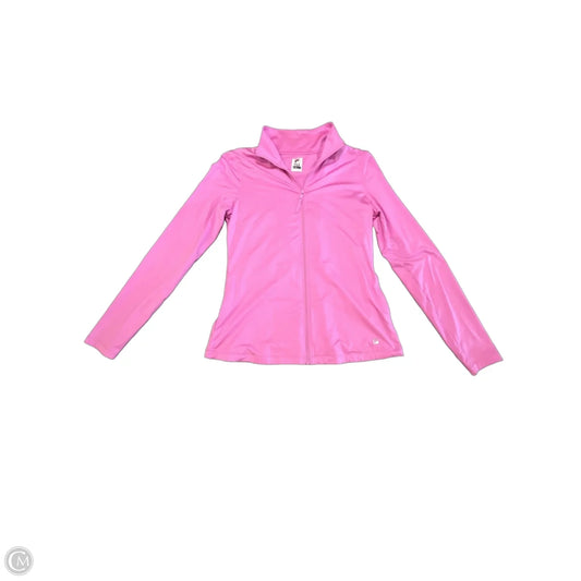 Athletic Jacket By Fila In Pink, Size: Xs