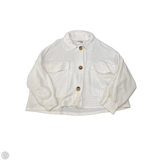 Cardigan By Bucketlist In White, Size: M