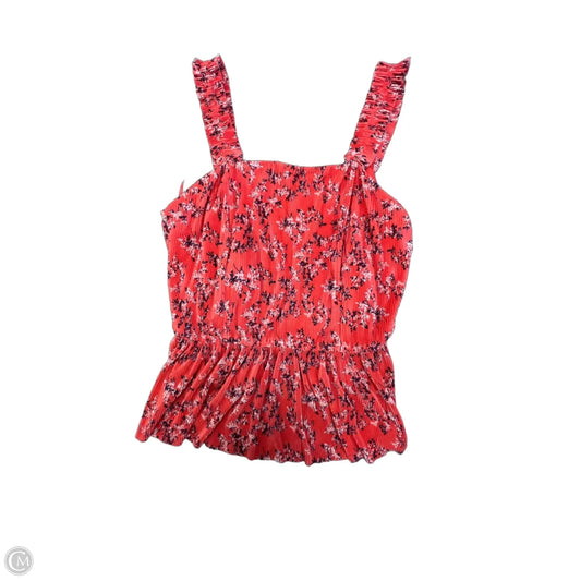 Top Sleeveless By A Beautiful Soul In Red, Size: 1x