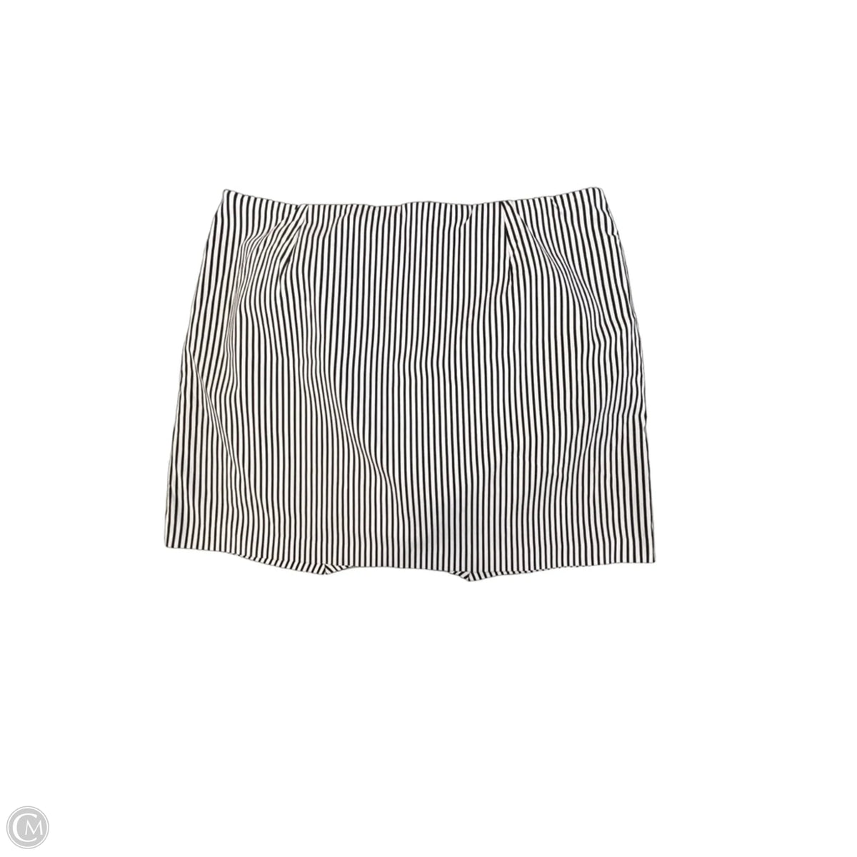 Skort By Versona In Striped Pattern, Size: Xl
