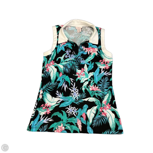 Athletic Tank Top By Tommy Bahama In Floral Print, Size: S