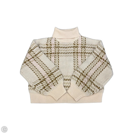 Sweater By Pink Lily In Pink & Tan, Size: Xs