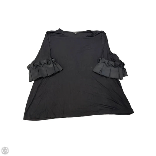 Top 3/4 Sleeve By Lane Bryant In Black, Size: 2x