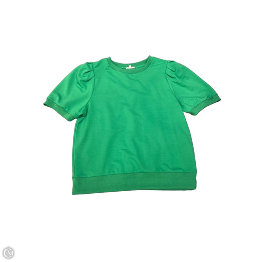 Top Short Sleeve By Jodifl In Green, Size: M