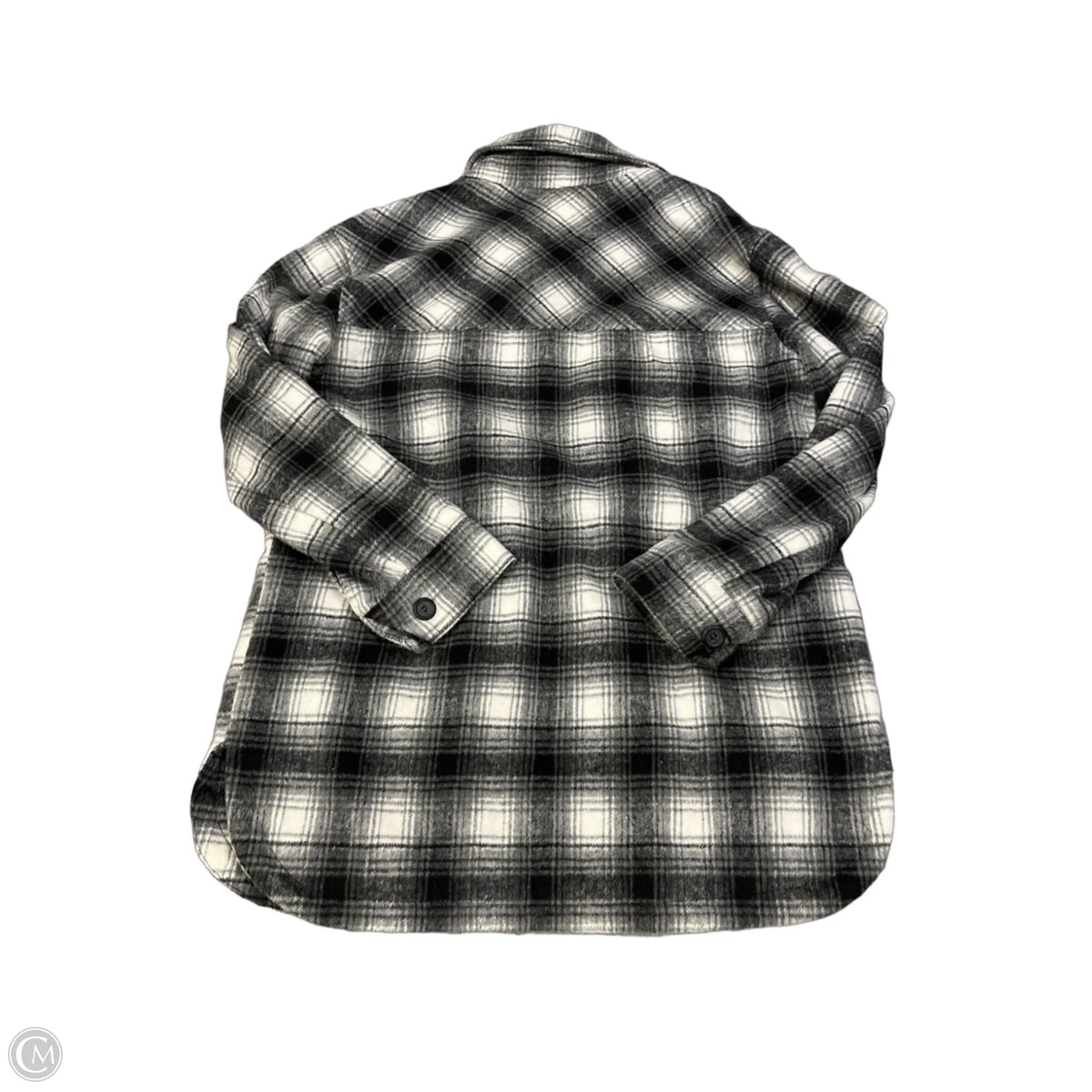 Jacket Shirt By Thread And Supply In Plaid Pattern, Size: S