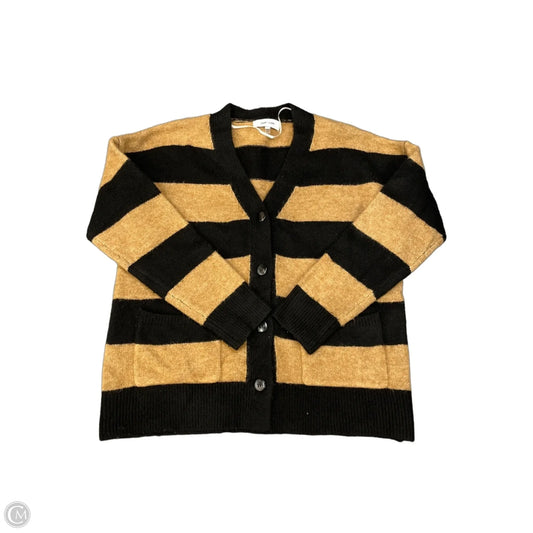 Sweater Cardigan By John + Jenn In Striped Pattern, Size: S