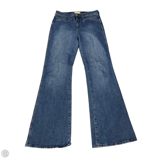 Jeans Flared By Madewell In Blue Denim, Size: 10