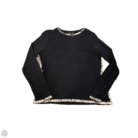 Top Long Sleeve By Charlie B In Black, Size: M