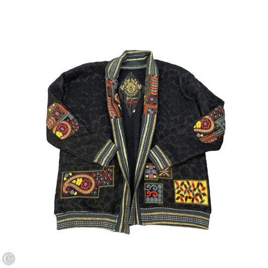 Cardigan Designer By Johnny Was In Black, Size: Xs