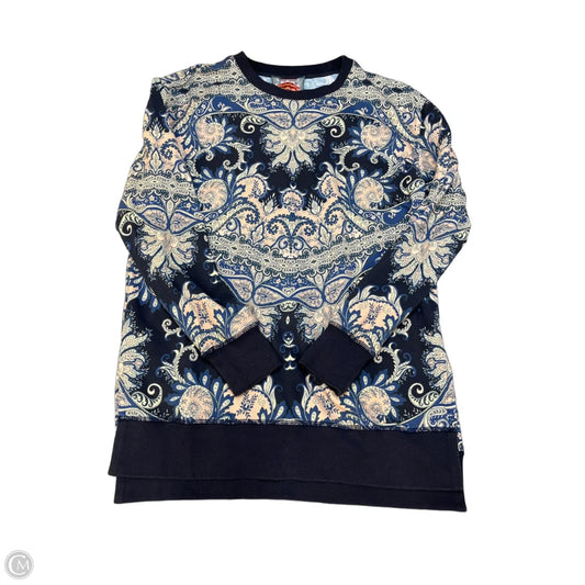 Top Long Sleeve Designer By Johnny Was In Blue, Size: Xs