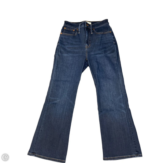 Jeans Boot Cut By Madewell In Blue Denim, Size: 2p