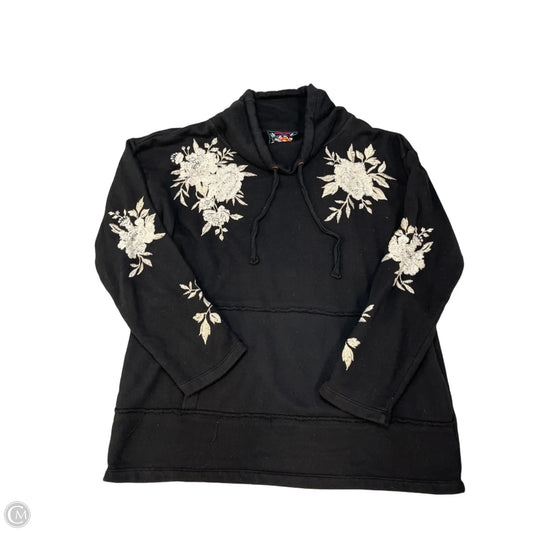 Sweatshirt Designer By Johnny Was In Black, Size: Xs