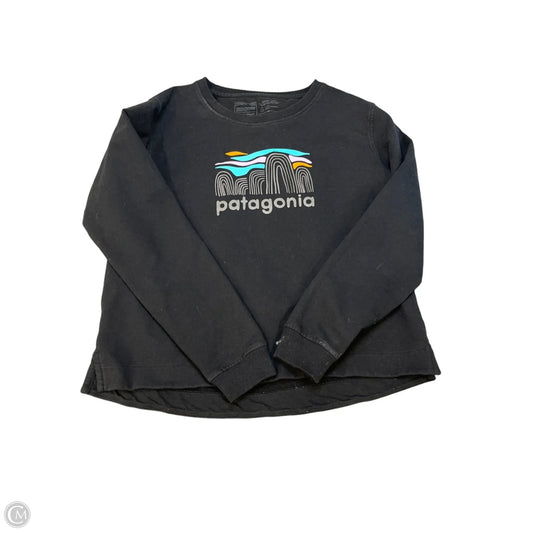 Sweatshirt Crewneck By Patagonia In Black, Size: L