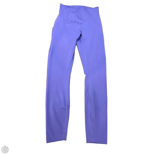 Athletic Leggings By Lululemon In Purple, Size: S