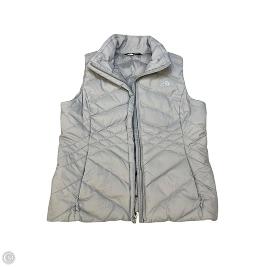 Vest Puffer & Quilted By The North Face In Grey, Size: M