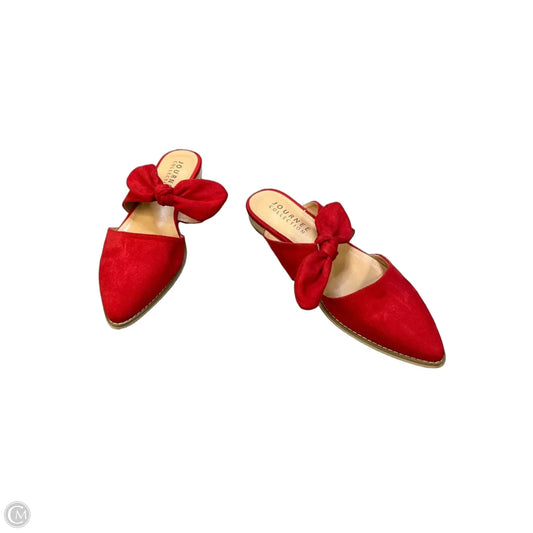 Shoes Flats By Journee In Red, Size: 9