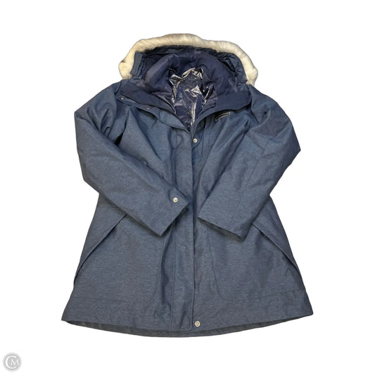 Coat Parka By Columbia In Blue, Size: L