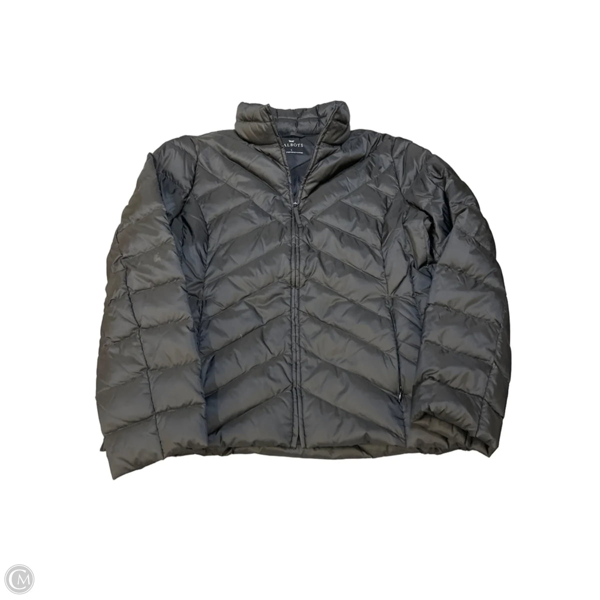 Jacket Puffer & Quilted By Talbots In Black, Size: L