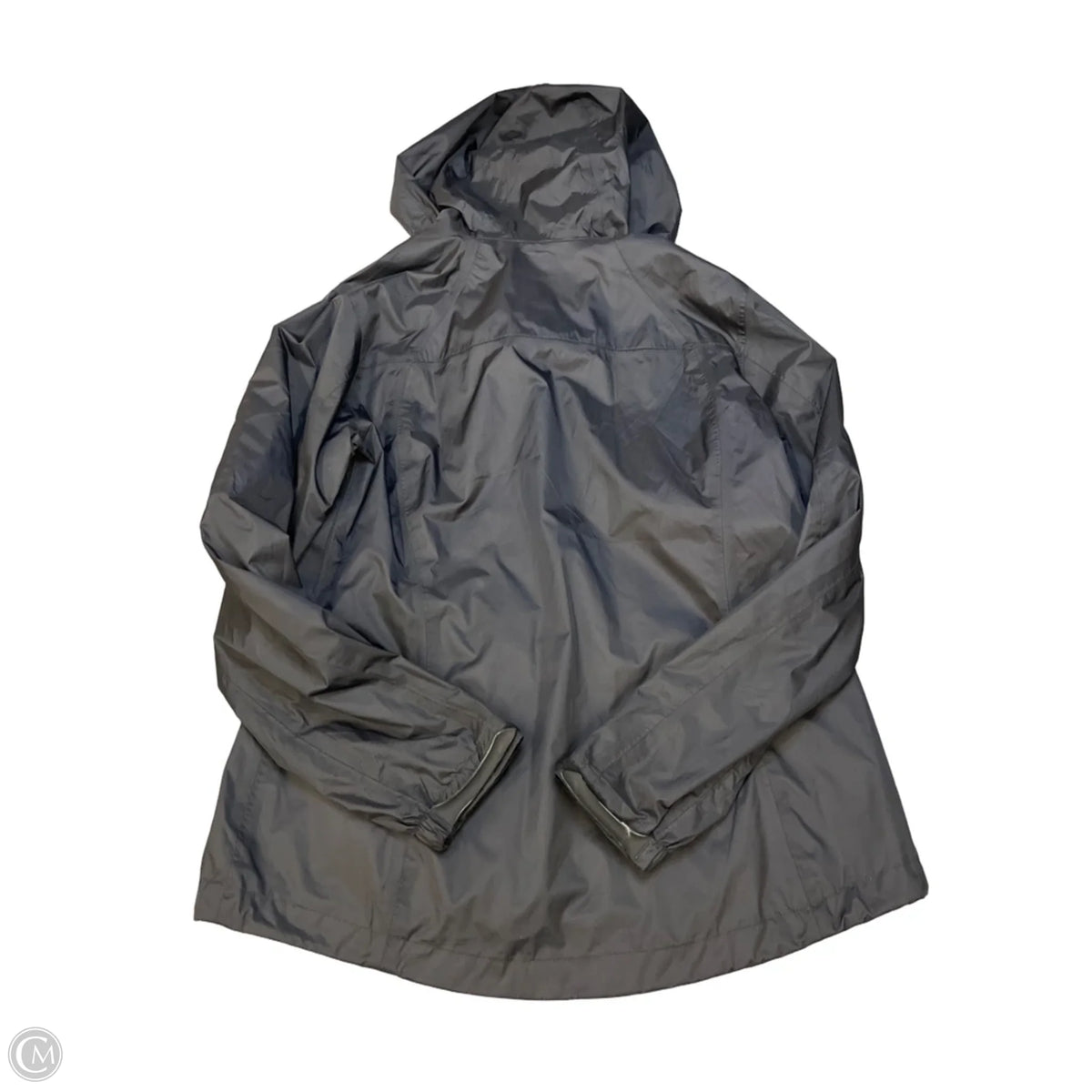 Jacket Windbreaker By Eddie Bauer In Black, Size: M