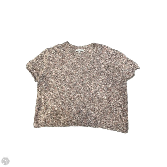 Sweater Short Sleeve By Madewell In Multi-colored, Size: M