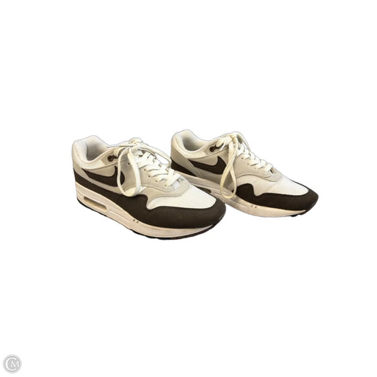 Shoes Sneakers By Nike In Brown & White, Size: 9.5