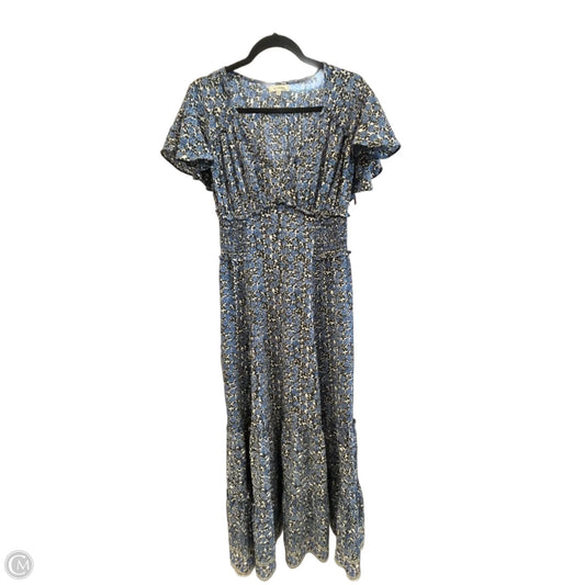 Dress Casual Midi By Max Studio In Blue, Size: M
